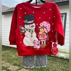 Red Strawberry Shortcake Kids Matching Set